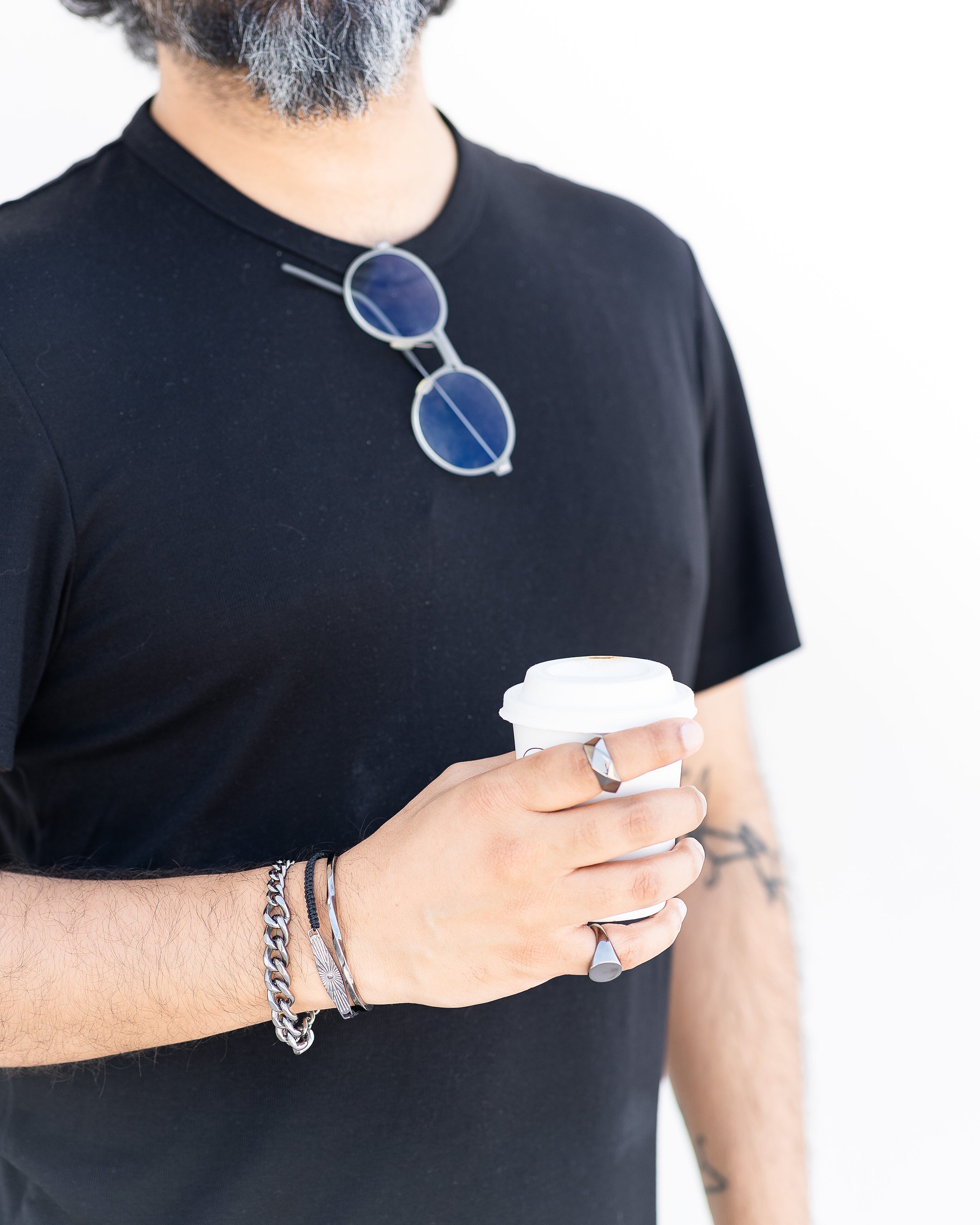 Cuban Ring - Black Gold