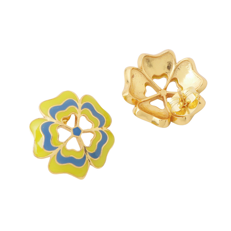 La perla Stud - Dopamine yellow