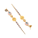 Palma linear earrings