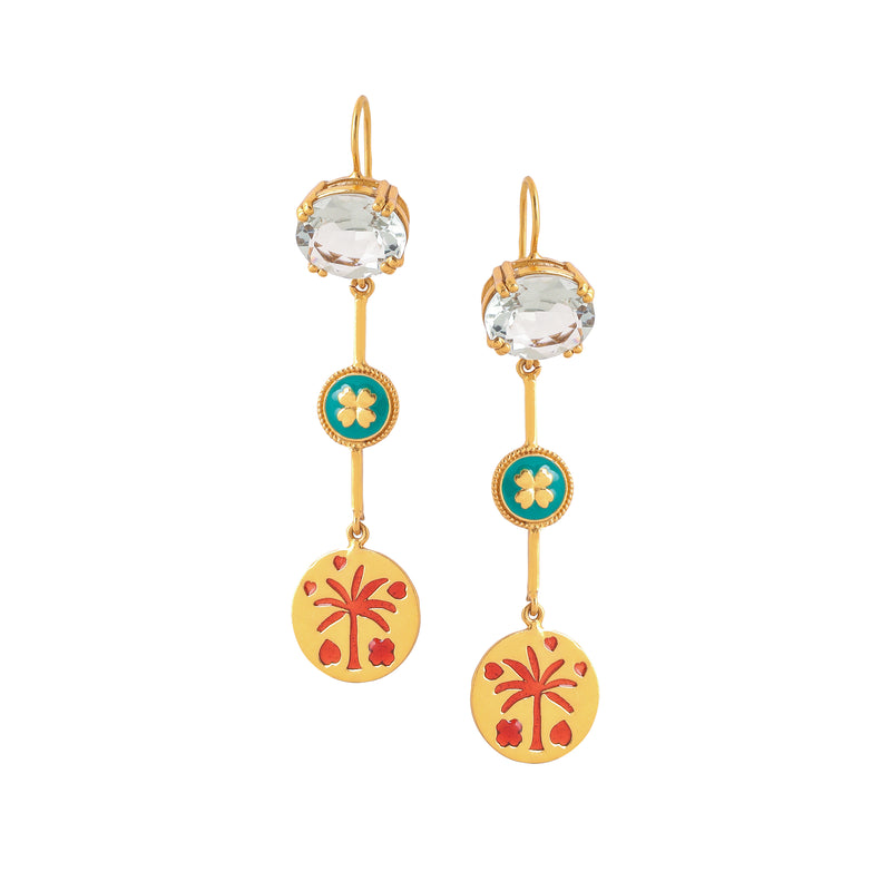 Palma clover earrings