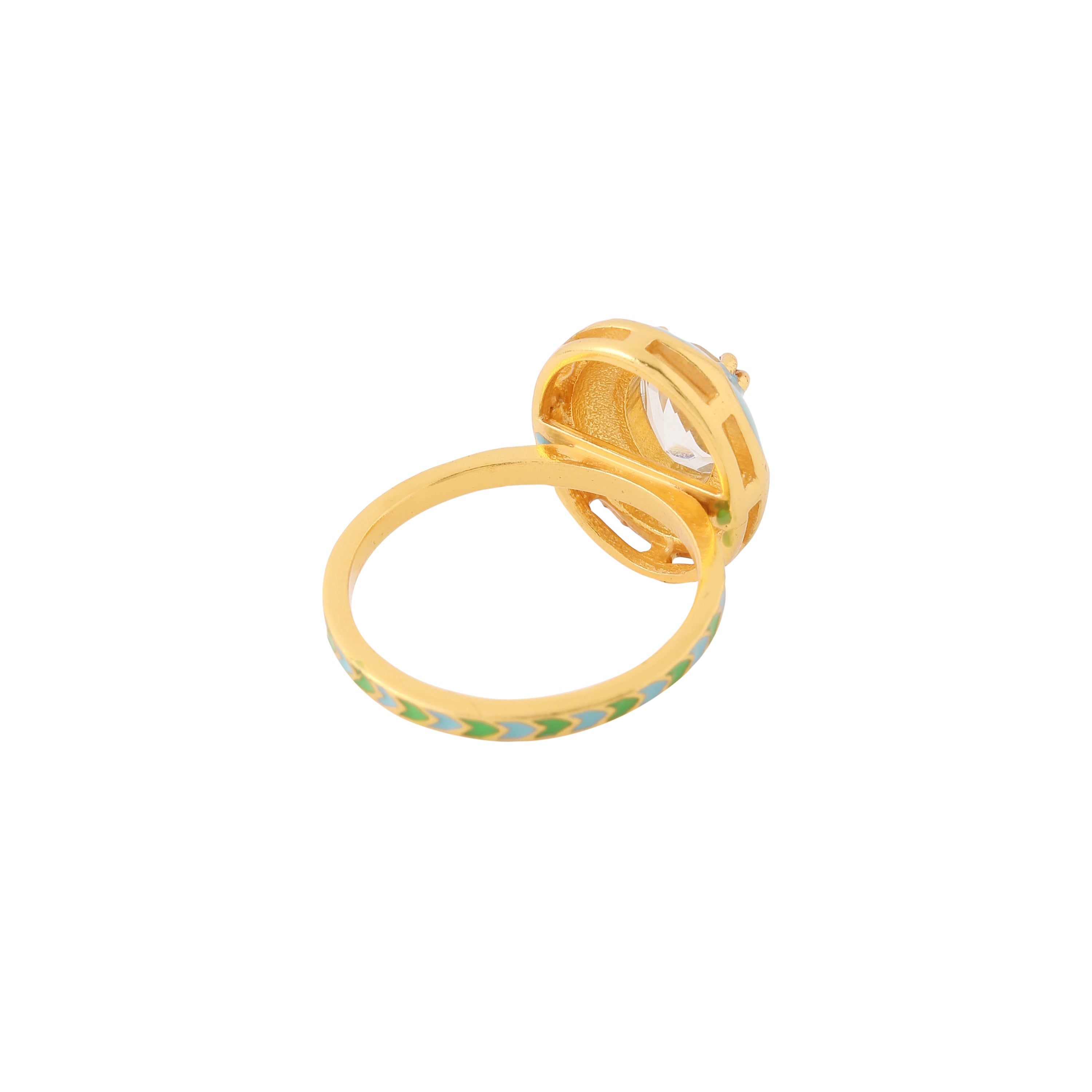 Ferro Oval ring - Marine Blue
