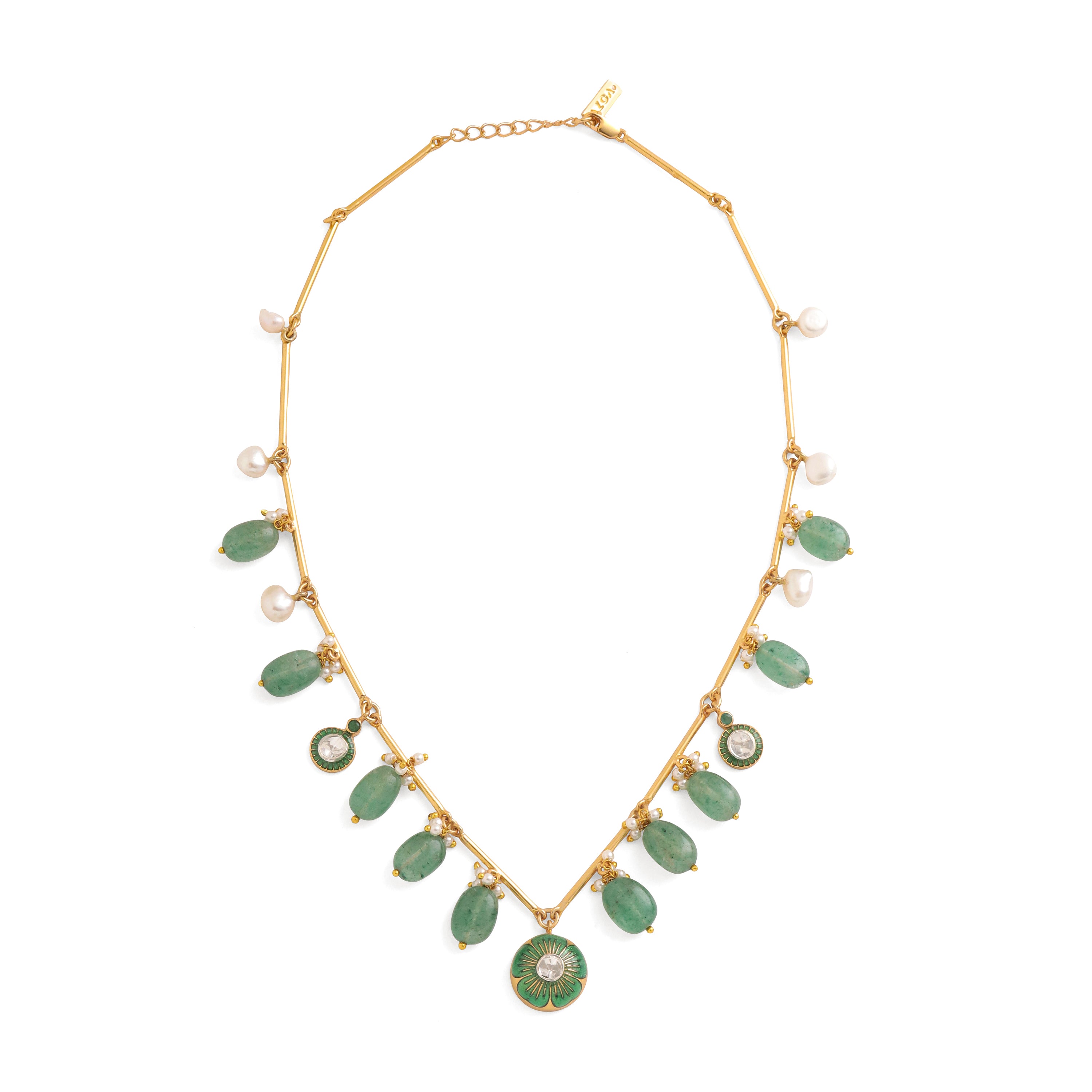 Haribagh Polki & Pearl Necklace