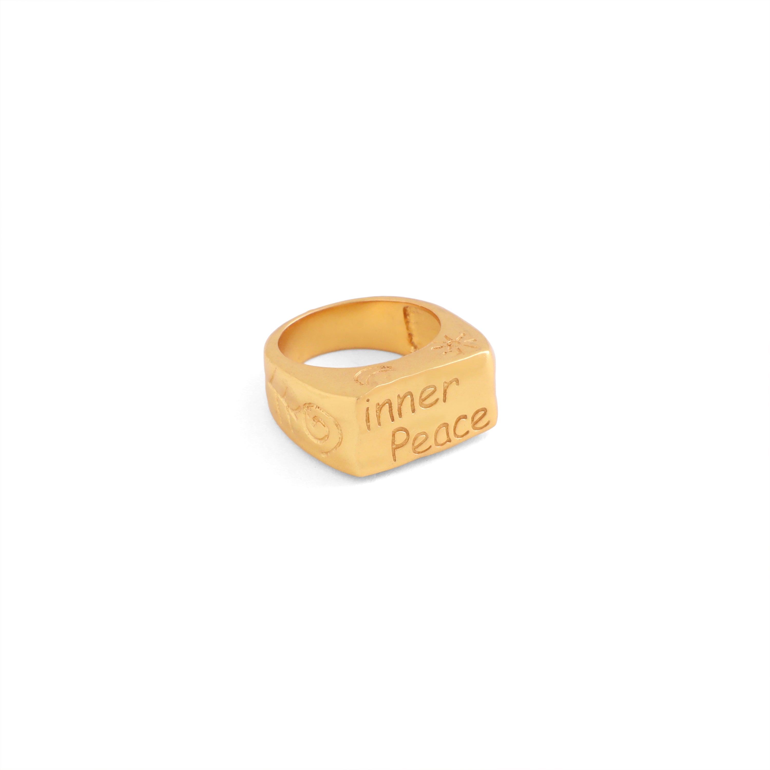 Inner Peace Ring - Gold