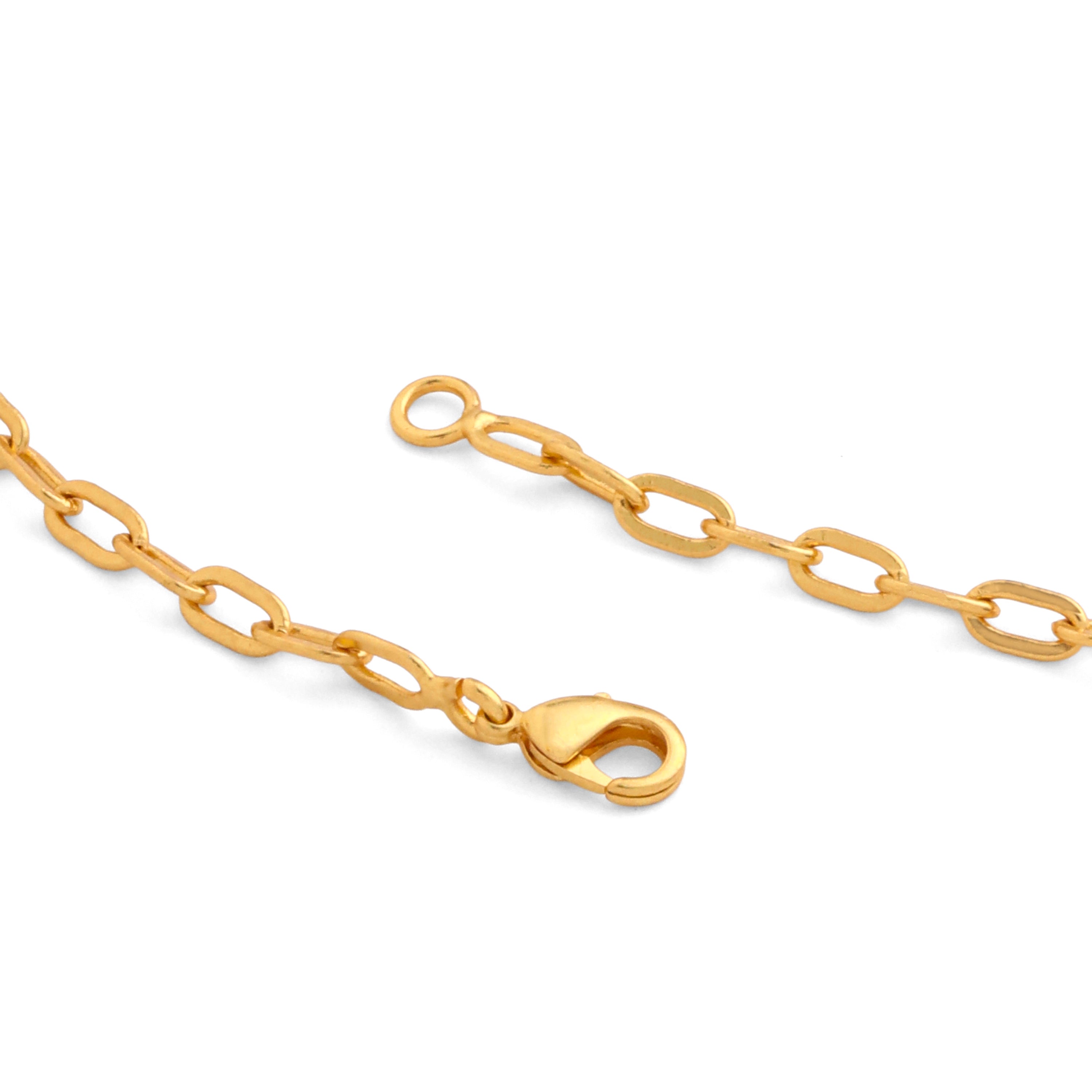 La mer necklace -Tangerine & Blue