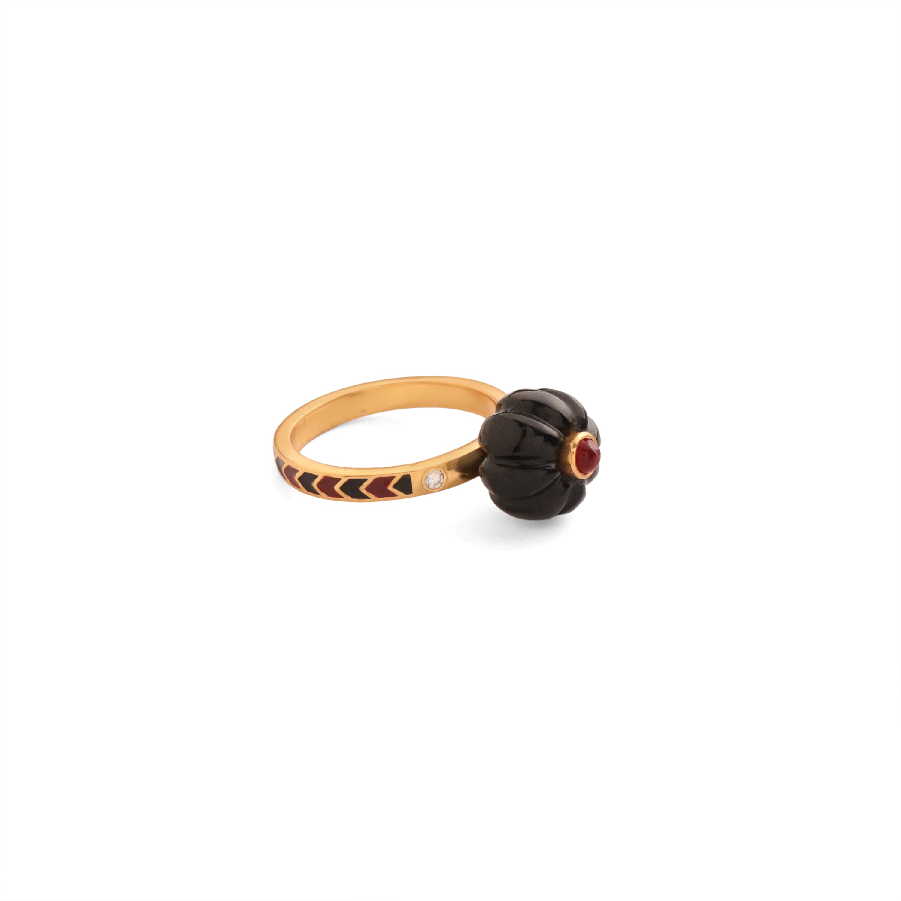 Paro Midnight Bloom Ring