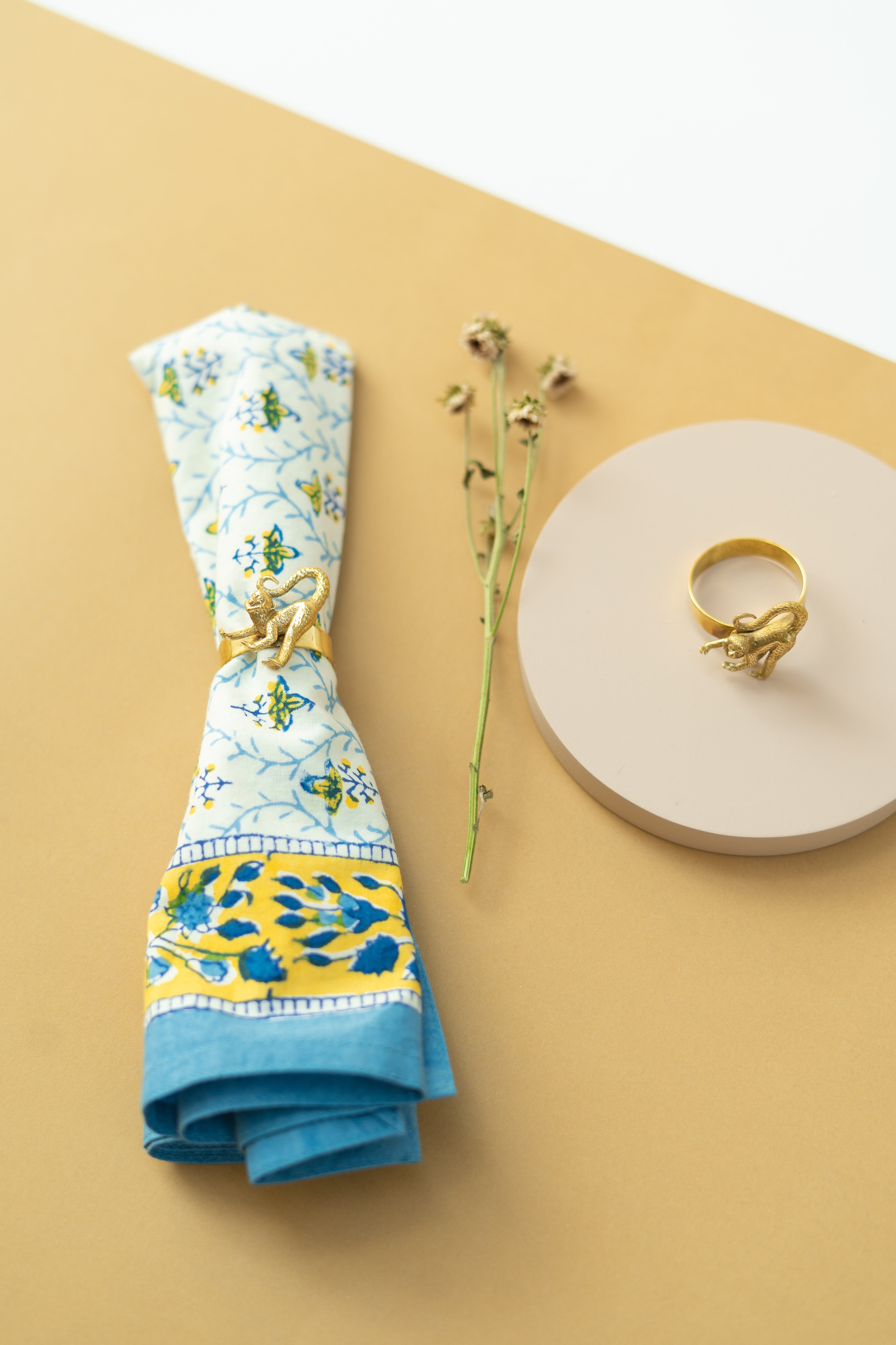 Monkey Napkin rings - Set of 6