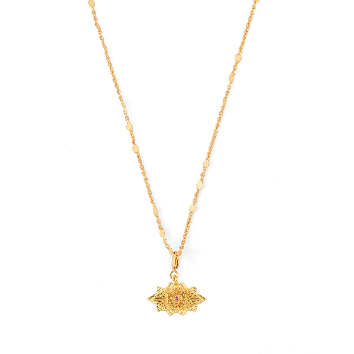 CROWN CHAKRA CHARM NECKLACE