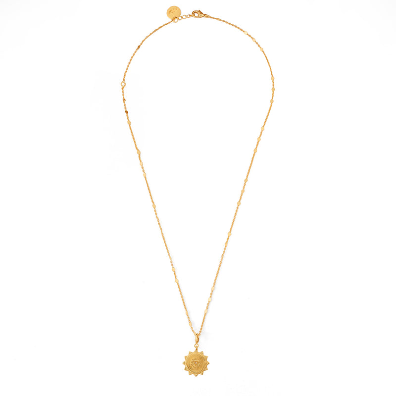 vishuddha chakra charm necklace