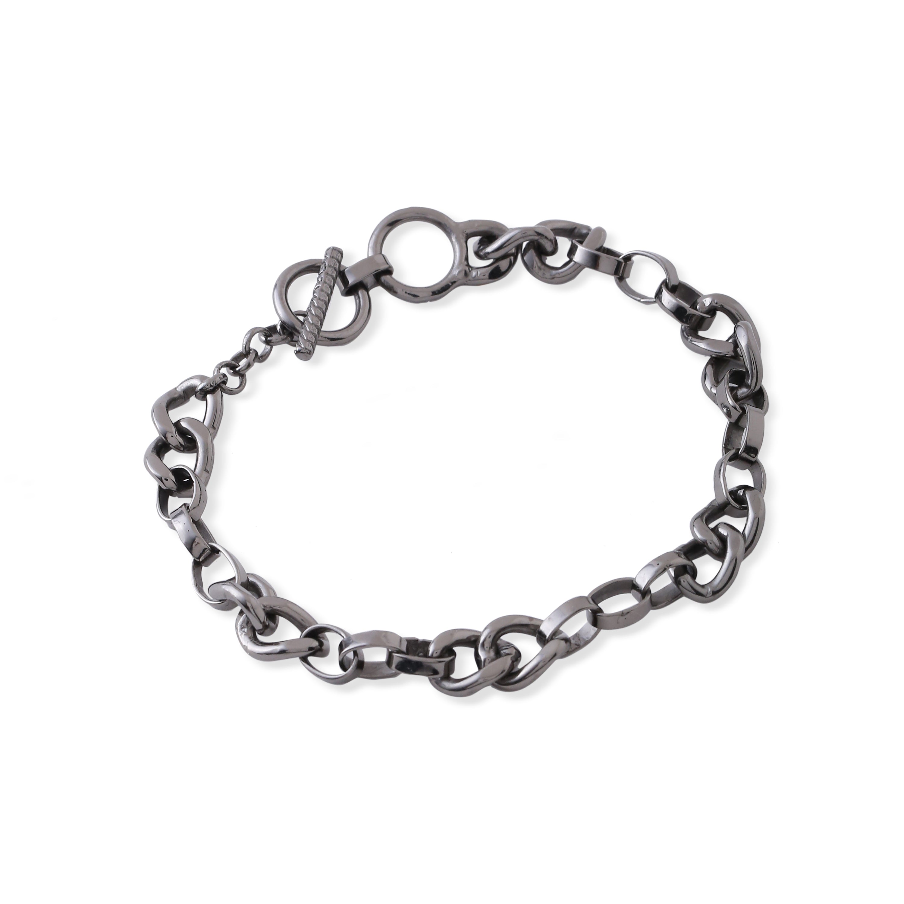 Sicilian toggle bracelet - black gold