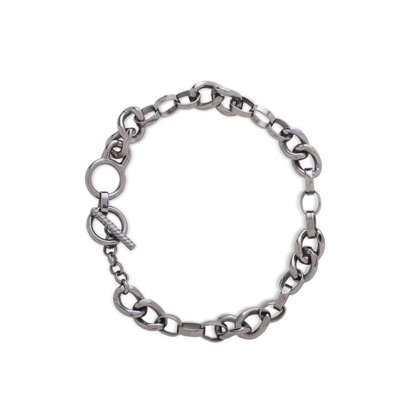 Sicilian toggle bracelet - black gold