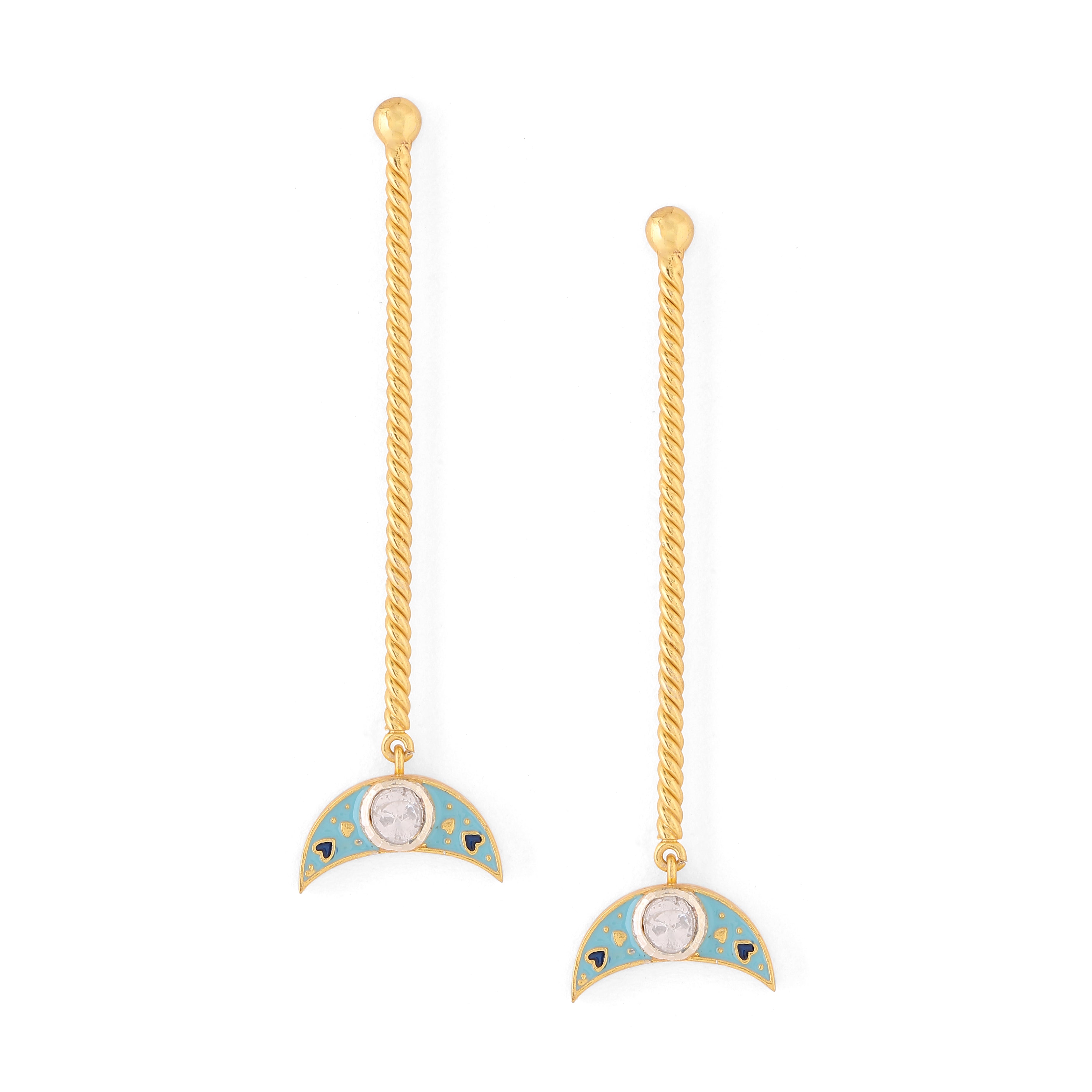 Moon Twirl Earrings
