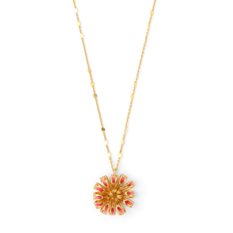 Daisy neck chain - Pink and Ivory