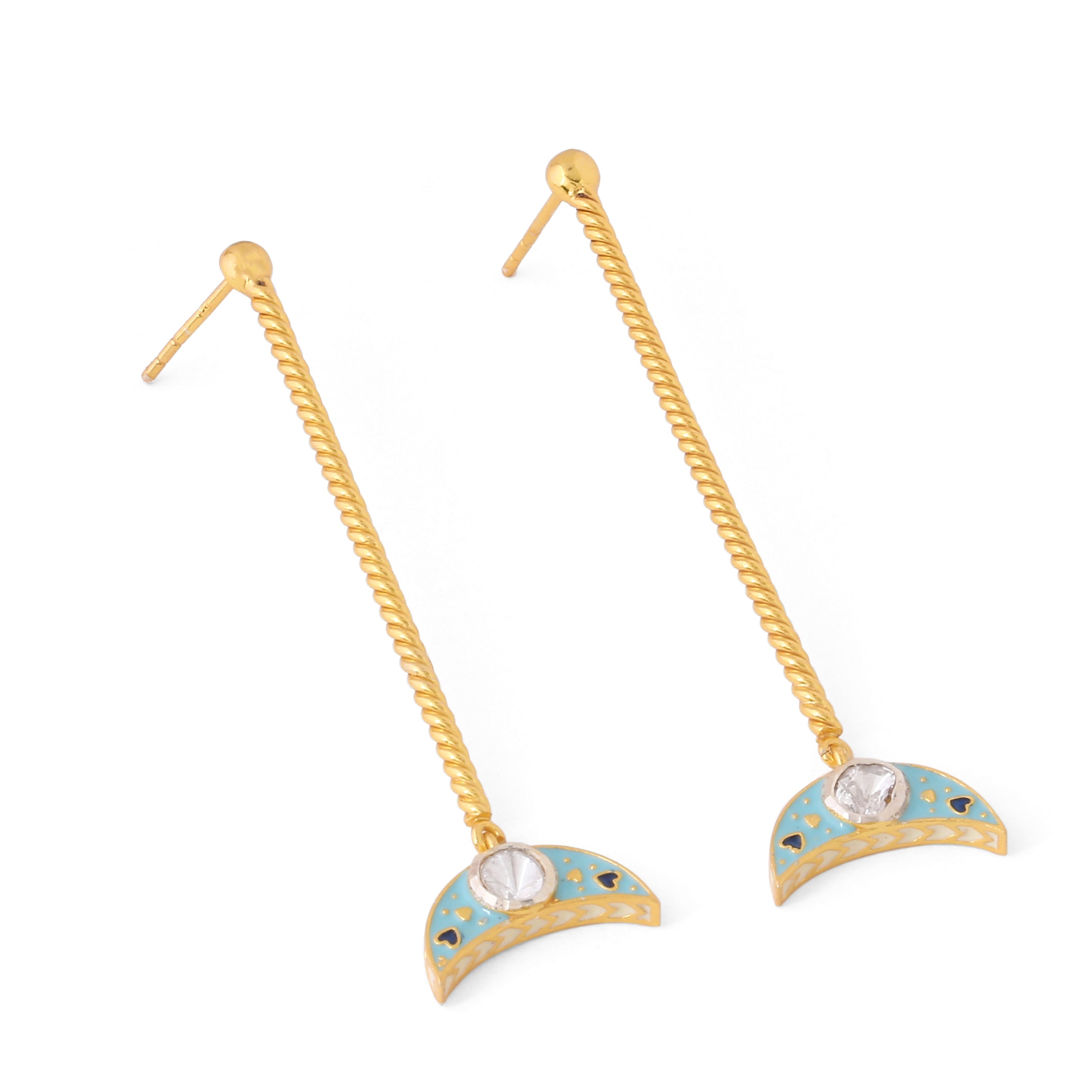 Moon Twirl Earrings