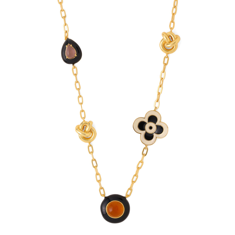 La mer necklace - Ecru & Noir