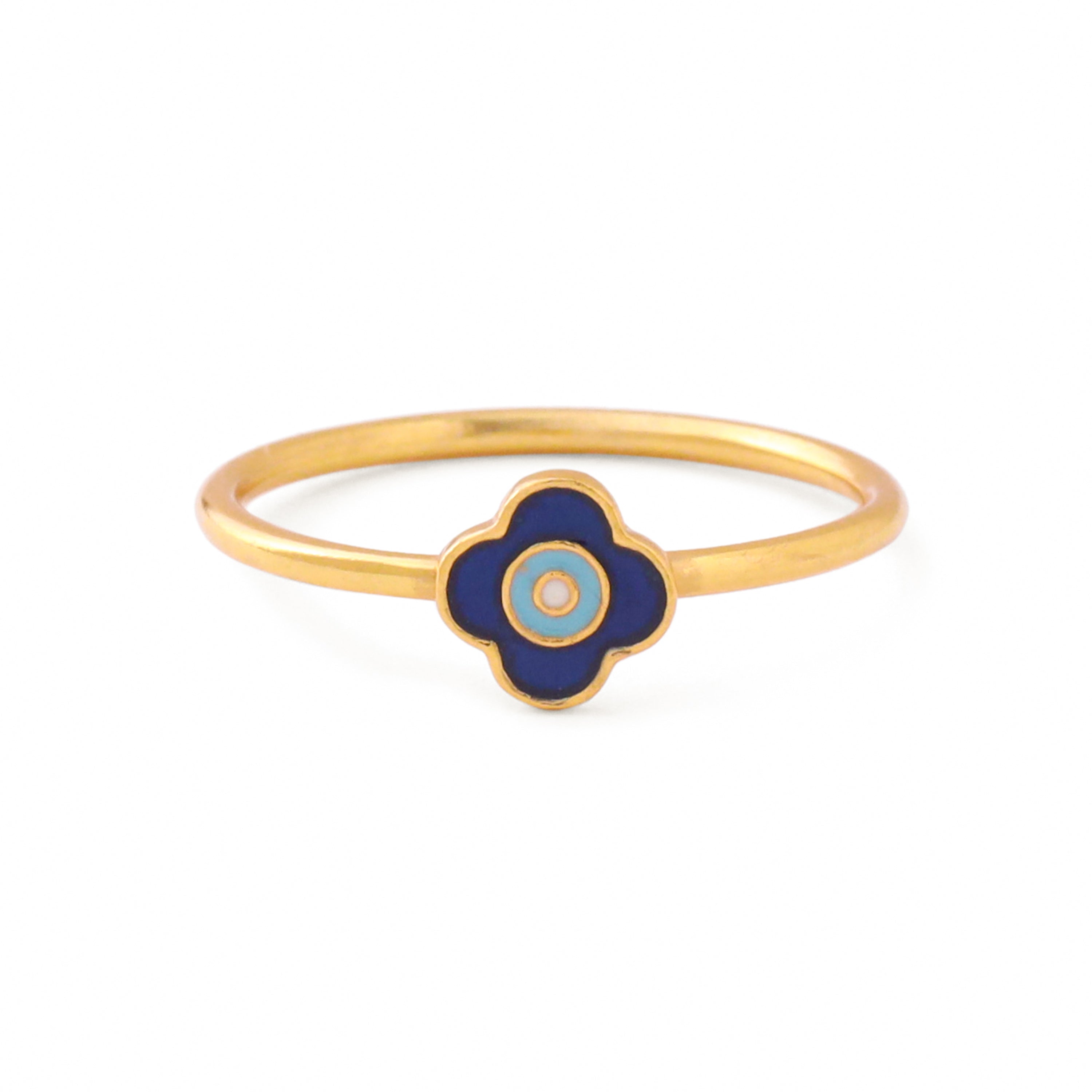 Flore Petite Band - Blue, Turquoise, Ivory