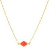 Moroccan Neck chain - Orange Gold