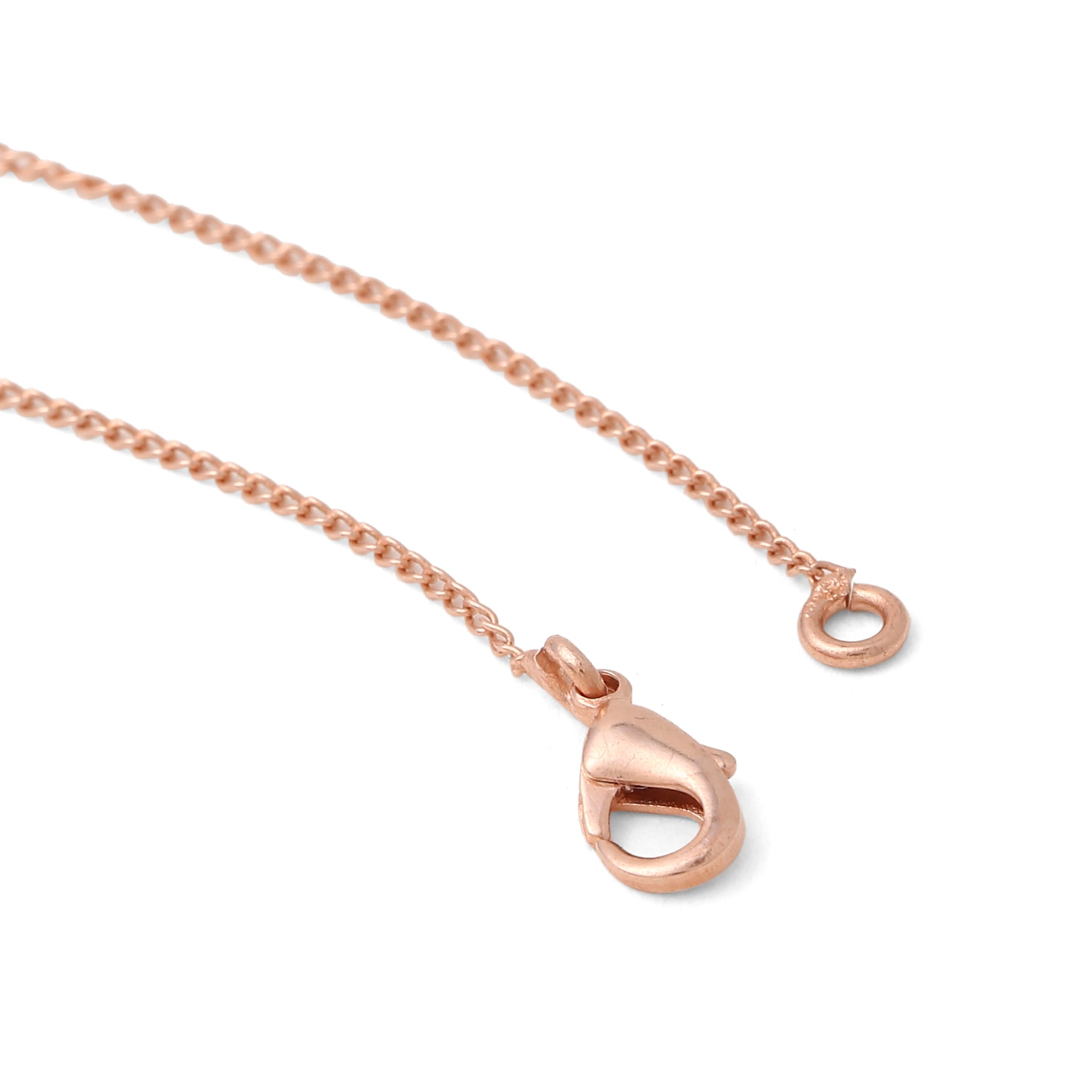 Eye Enamel Neck chain - Turquoise Rose Gold