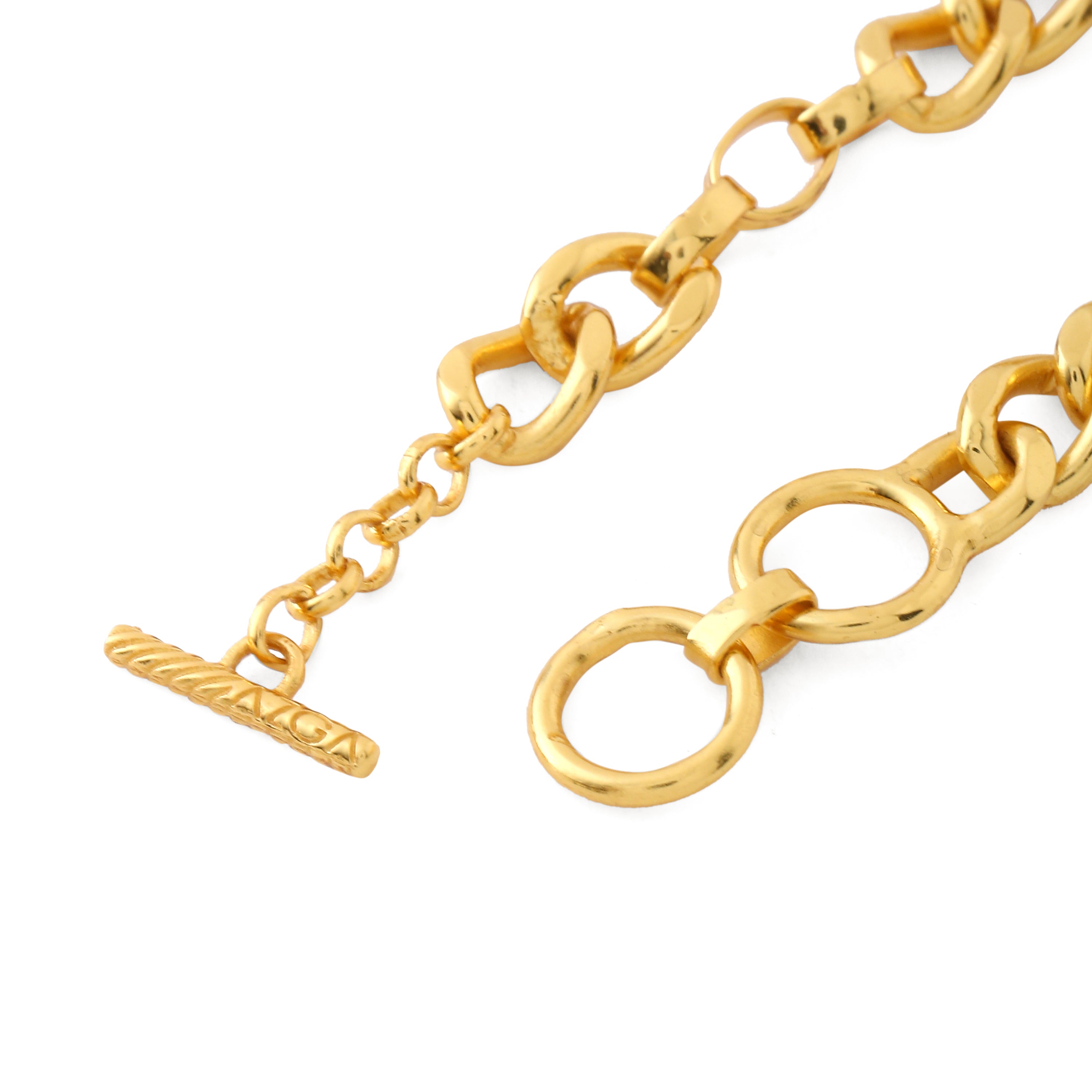 Sicilian toggle bracelet - gold