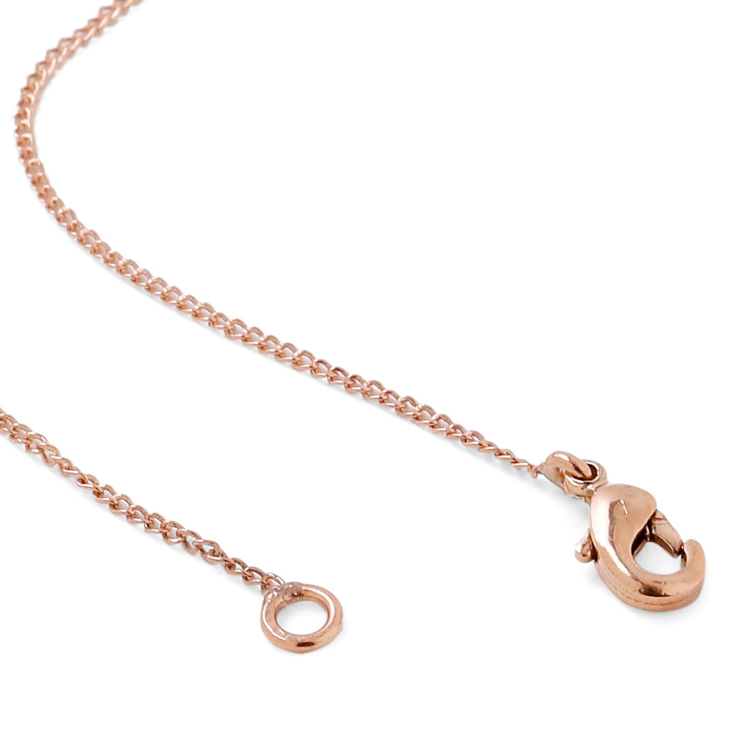 Moon Neck Chain - Rose gold