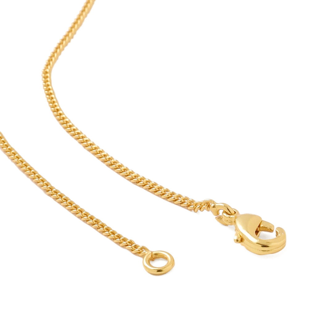Buy Ivory & Blue Moroccan Lattice Neck Chain - Azga
