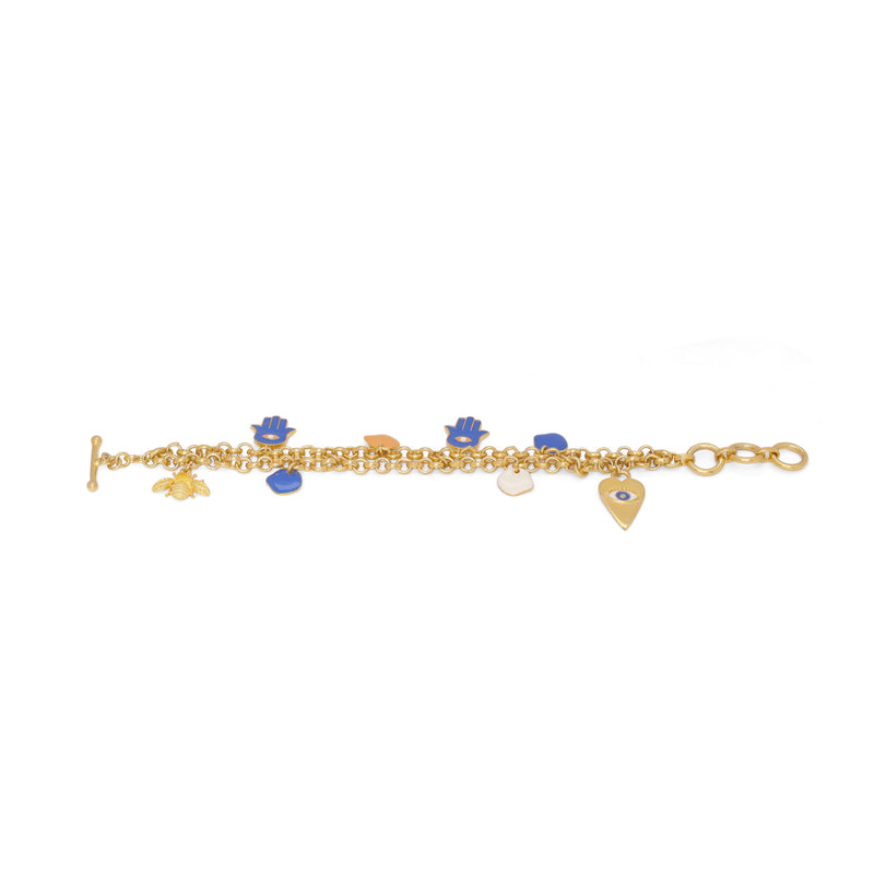 Opal Bracelet - Crystal Blue Opalescence Beaded Bracelet – The Opal Dealer