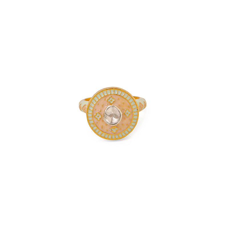 Chattra Phool Polki Ring