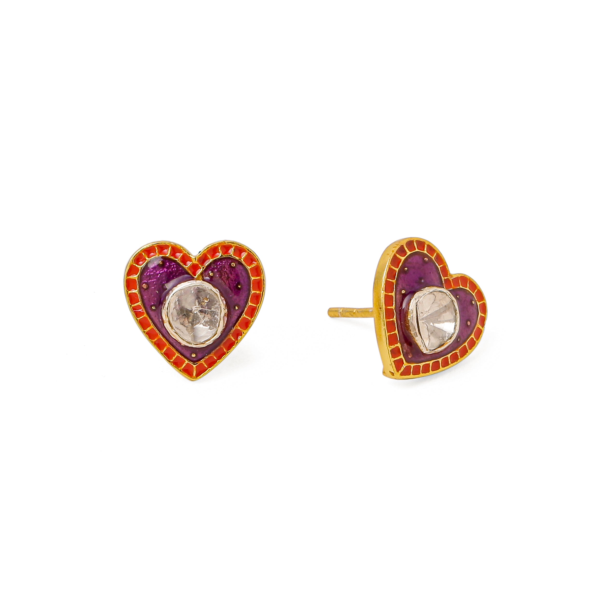 Dil Polki Studs