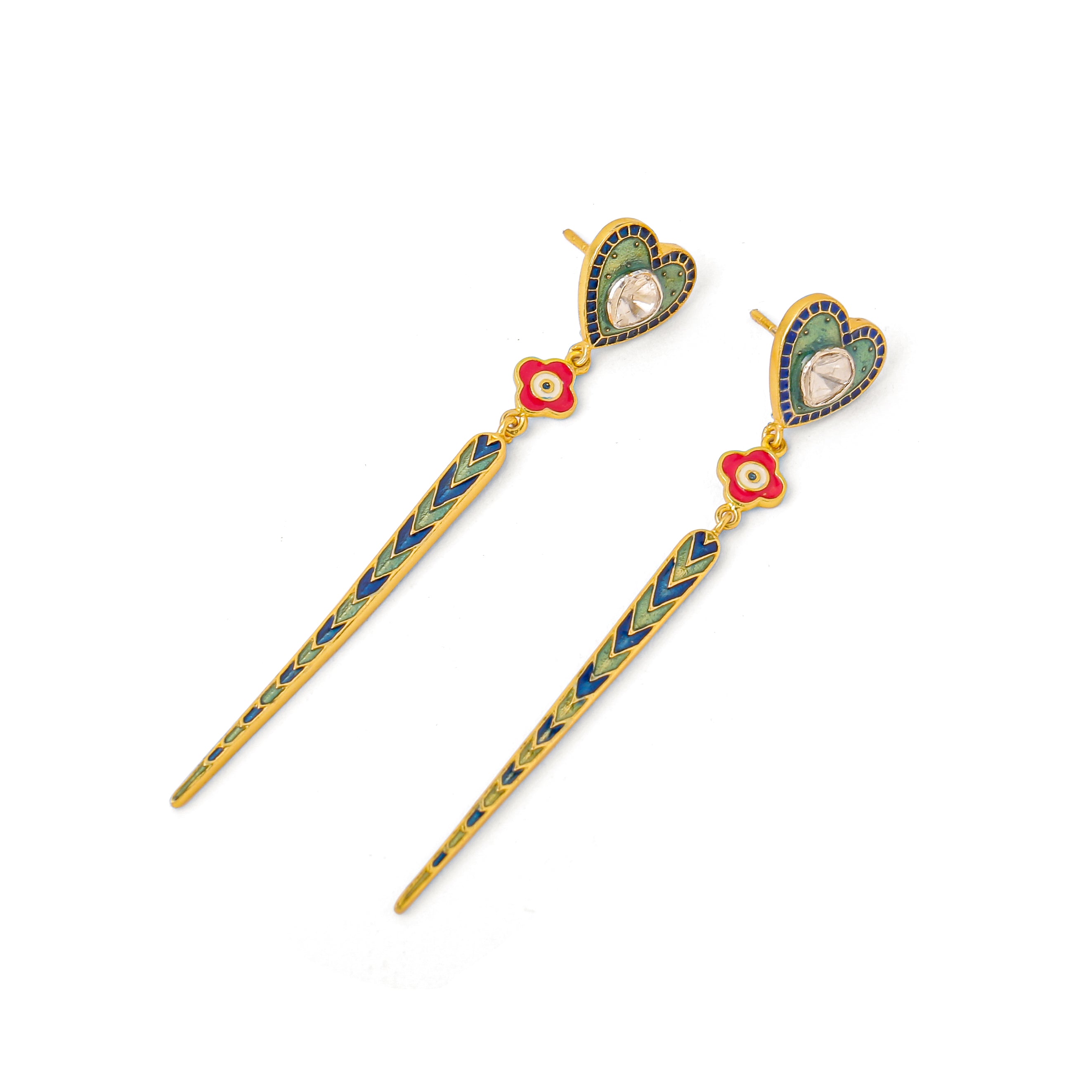 Dil Tila Linear Earrings