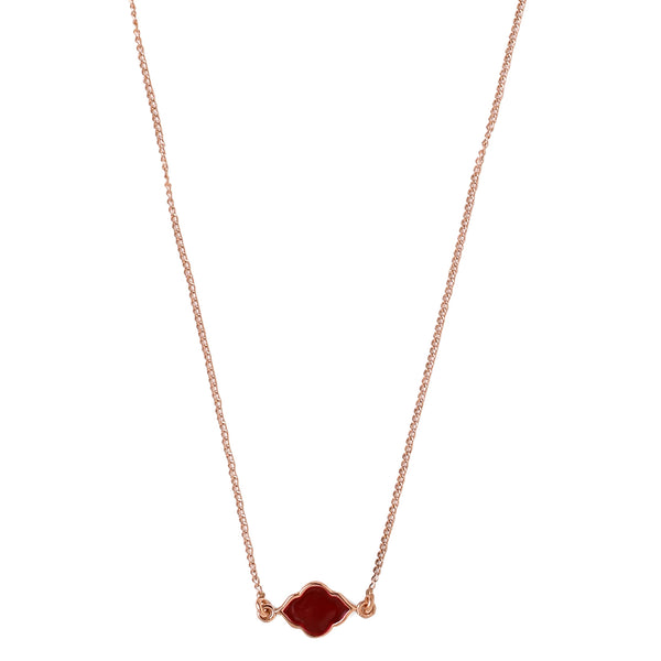 Moroccan Neck chain - Marsala Rose Gold