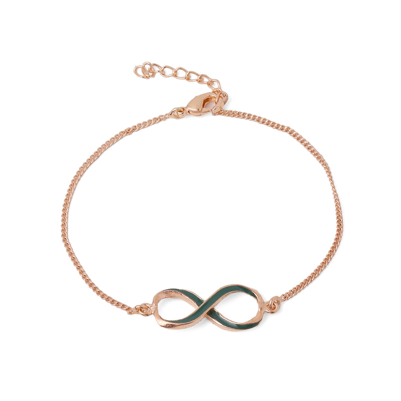 9ct Yellow Gold Infinity Bracelet | 0105267 | Beaverbrooks the Jewellers