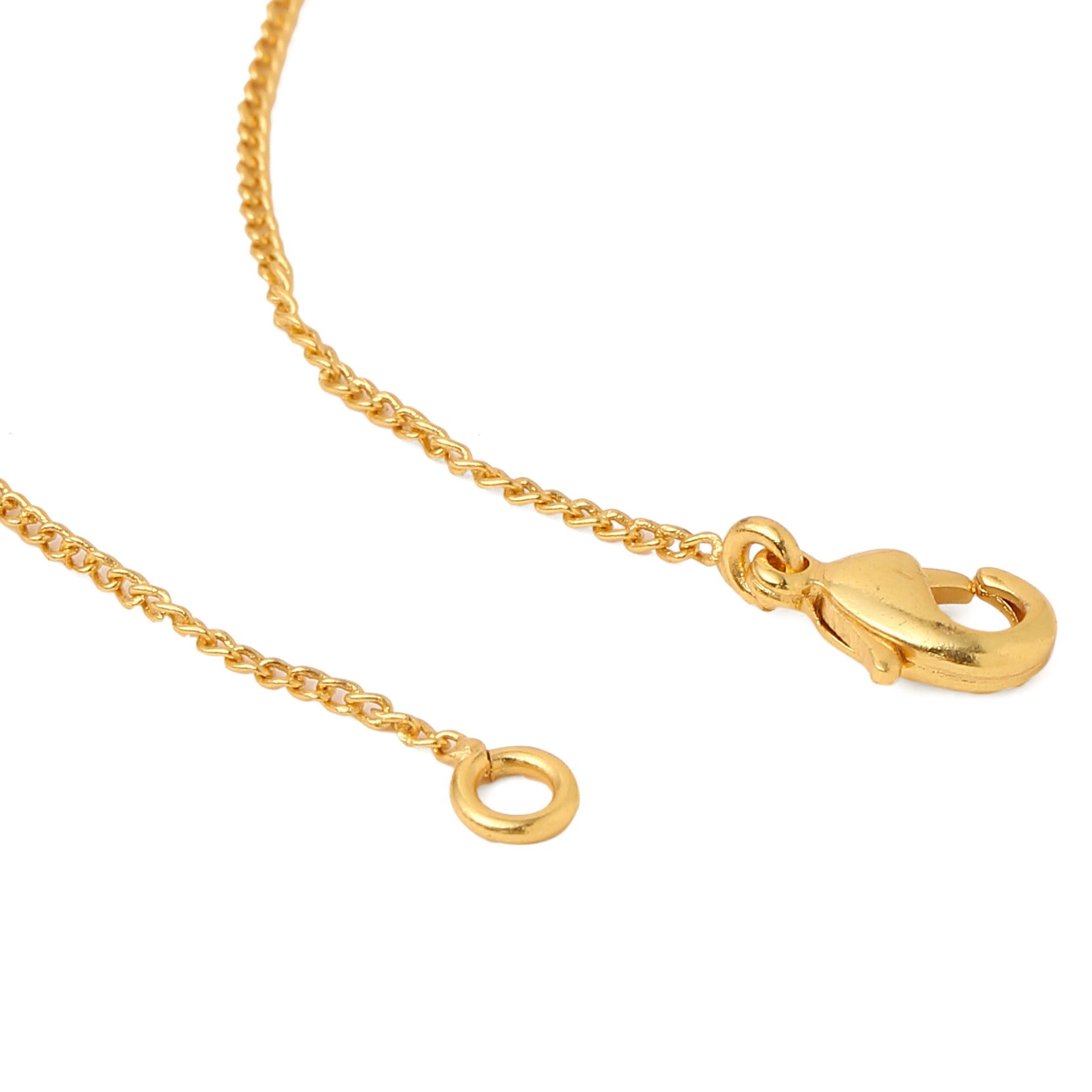 Infinity Neck Chain - Green Gold