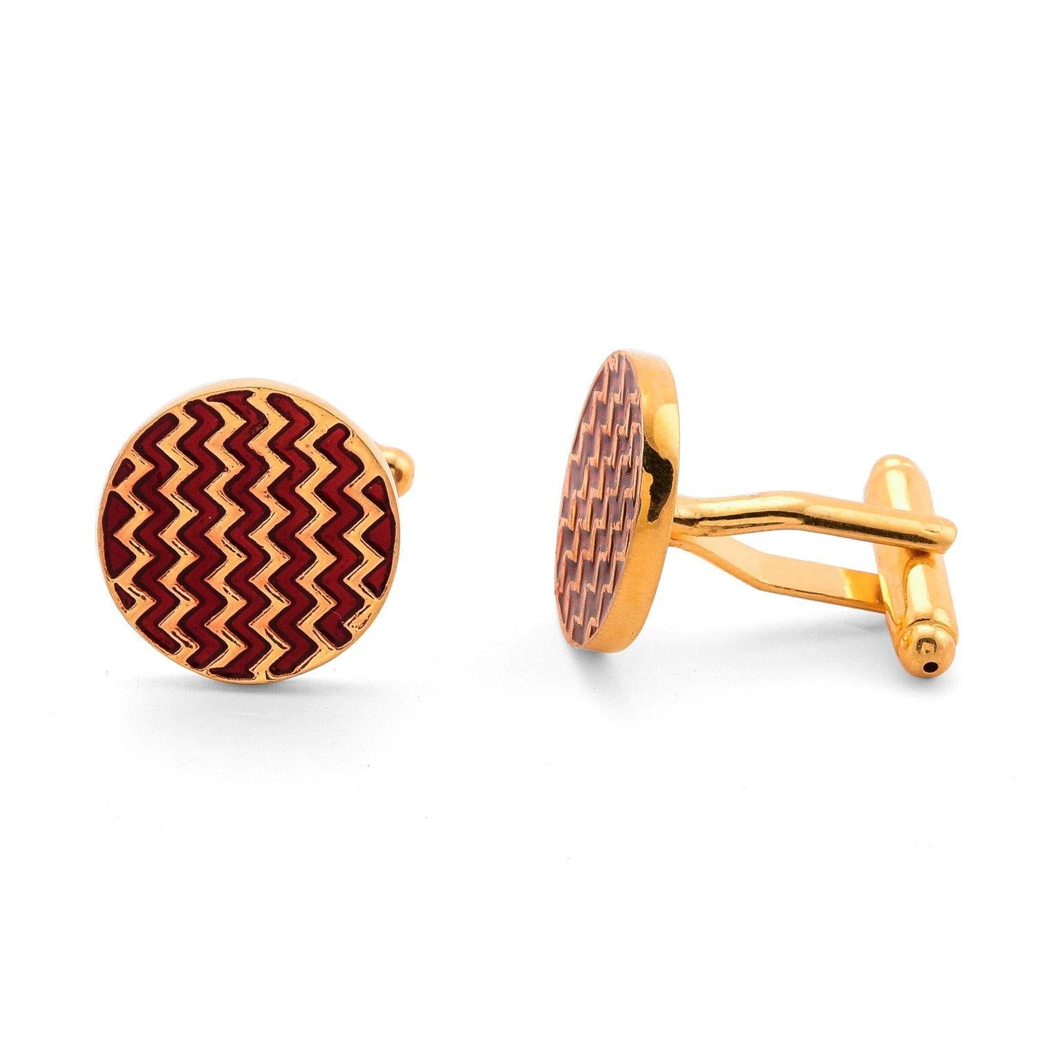 Art Deco Chevron Cufflinks - AZGA