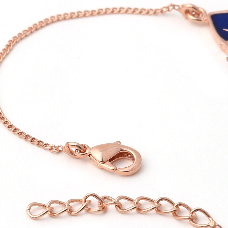 Rose Gold-Tone Sterling Silver Chain Bracelet | EMPORIO ARMANI Woman