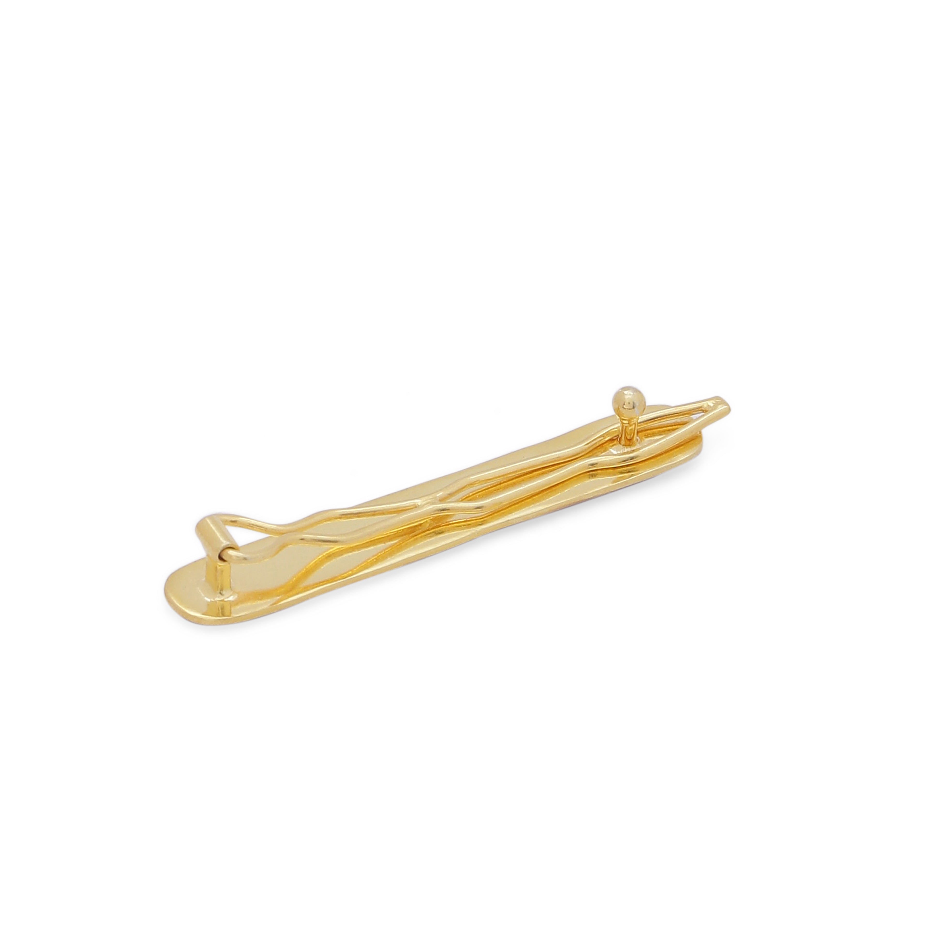 Classic enamel hair clip - Lavender - AZGA