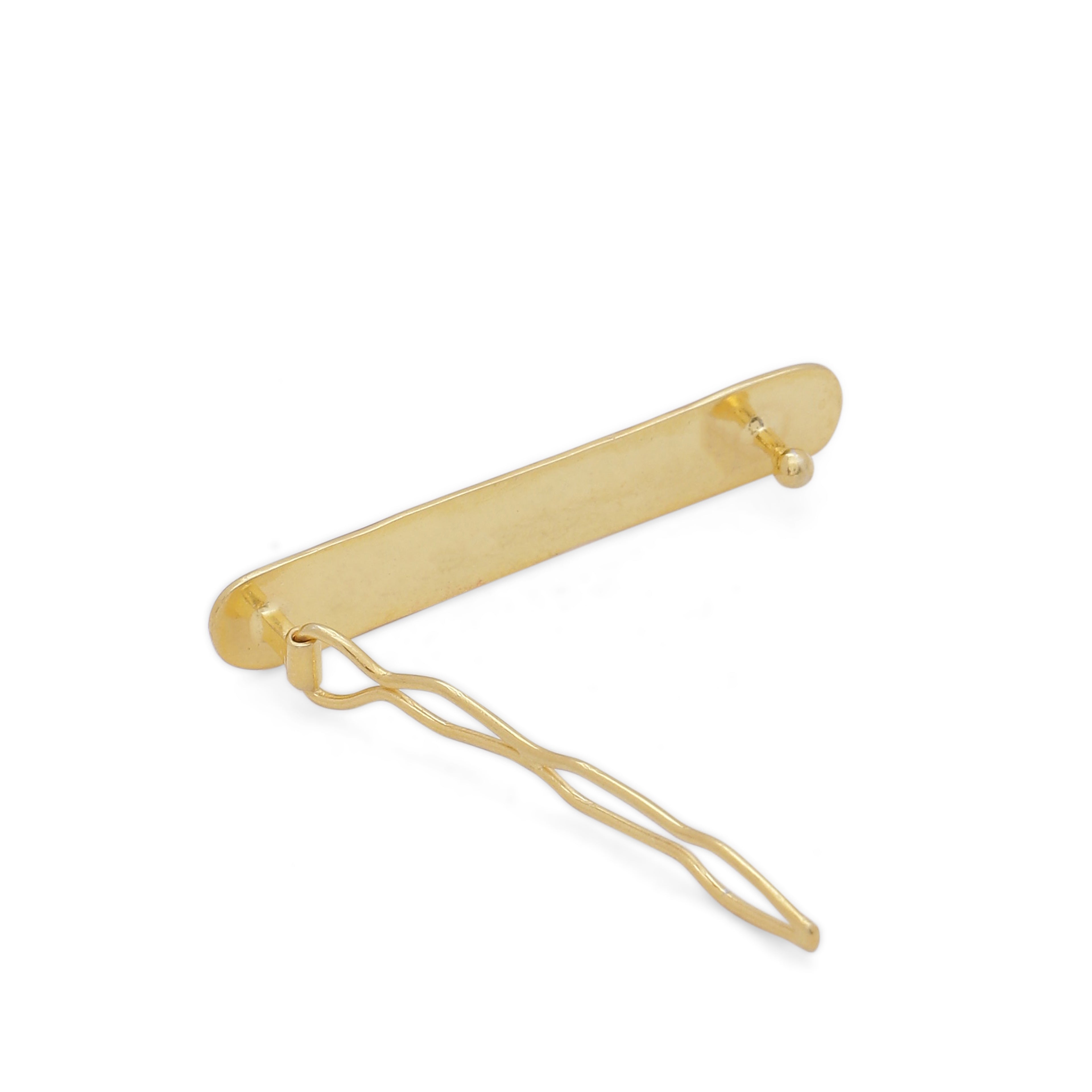 Classic enamel hair clip - Lavender - AZGA