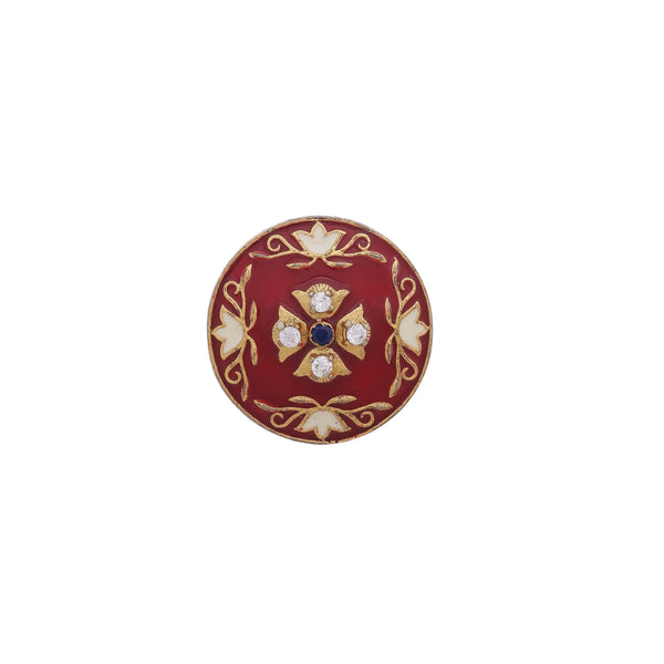 Regal Mughal Maroon (Set of 7 big and 6 small)