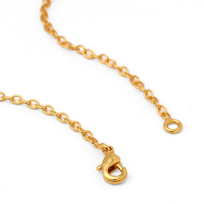 Color-pop charm neck chain