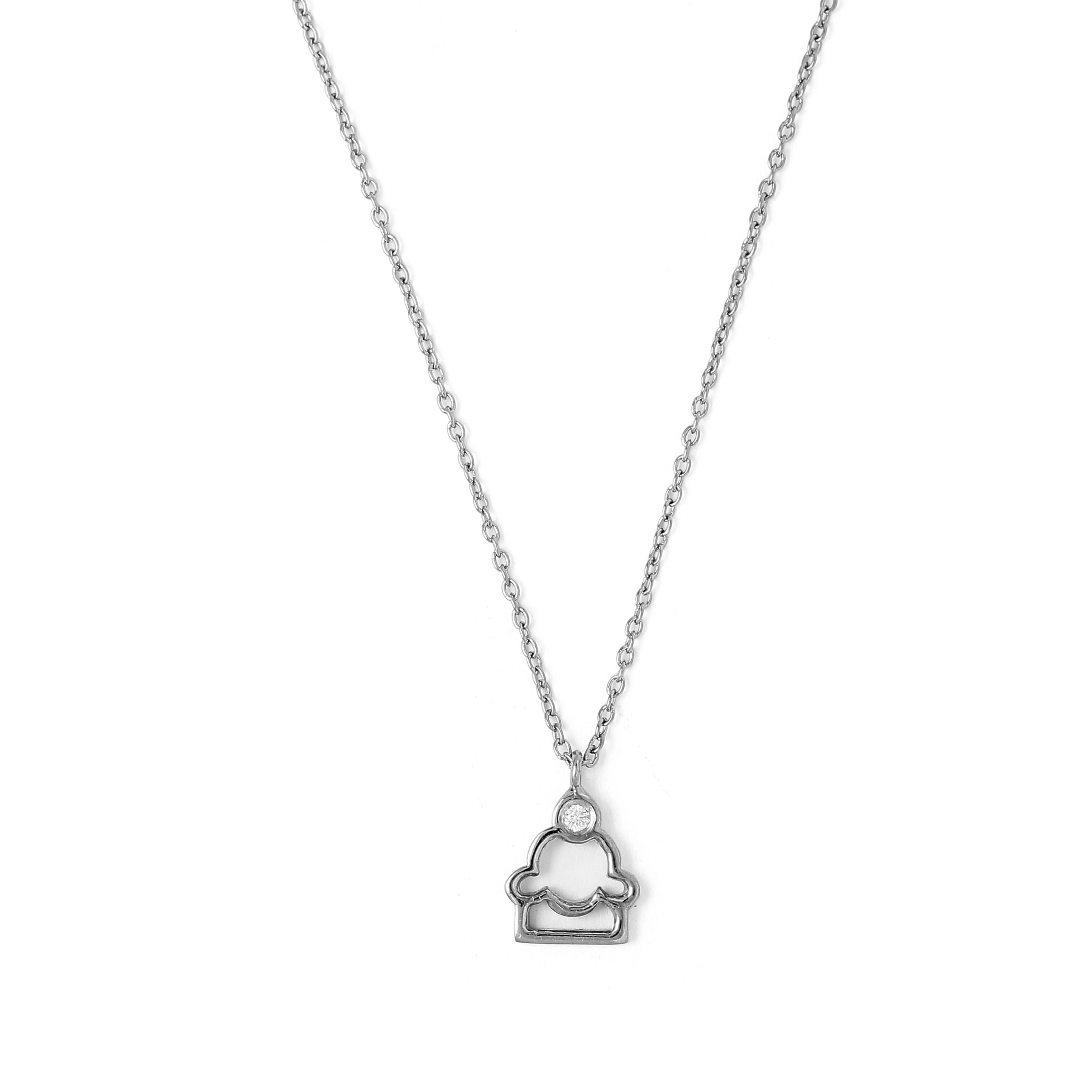 Cupcake sterling silver neckchain