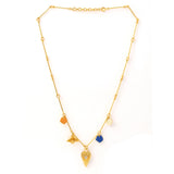 Heart eye handmade necklace