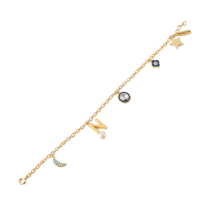 Chand tara polki personalised bracelet