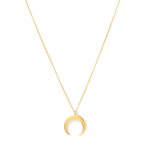 Moon Neck Chain - Gold