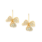 Tiny Fiore Earrings - Powder Blue