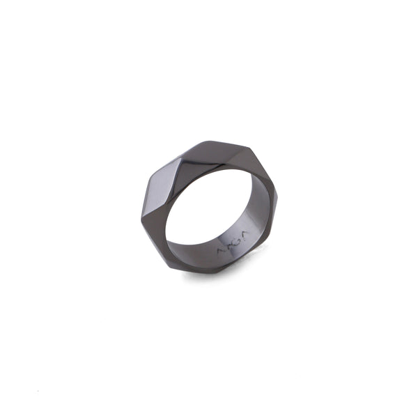 Cuban Ring - Black Gold