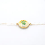 Cactus - Love Handpainted Bracelet - AZGA