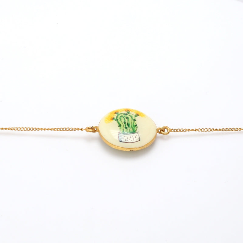 Cactus - Love Handpainted Bracelet - AZGA