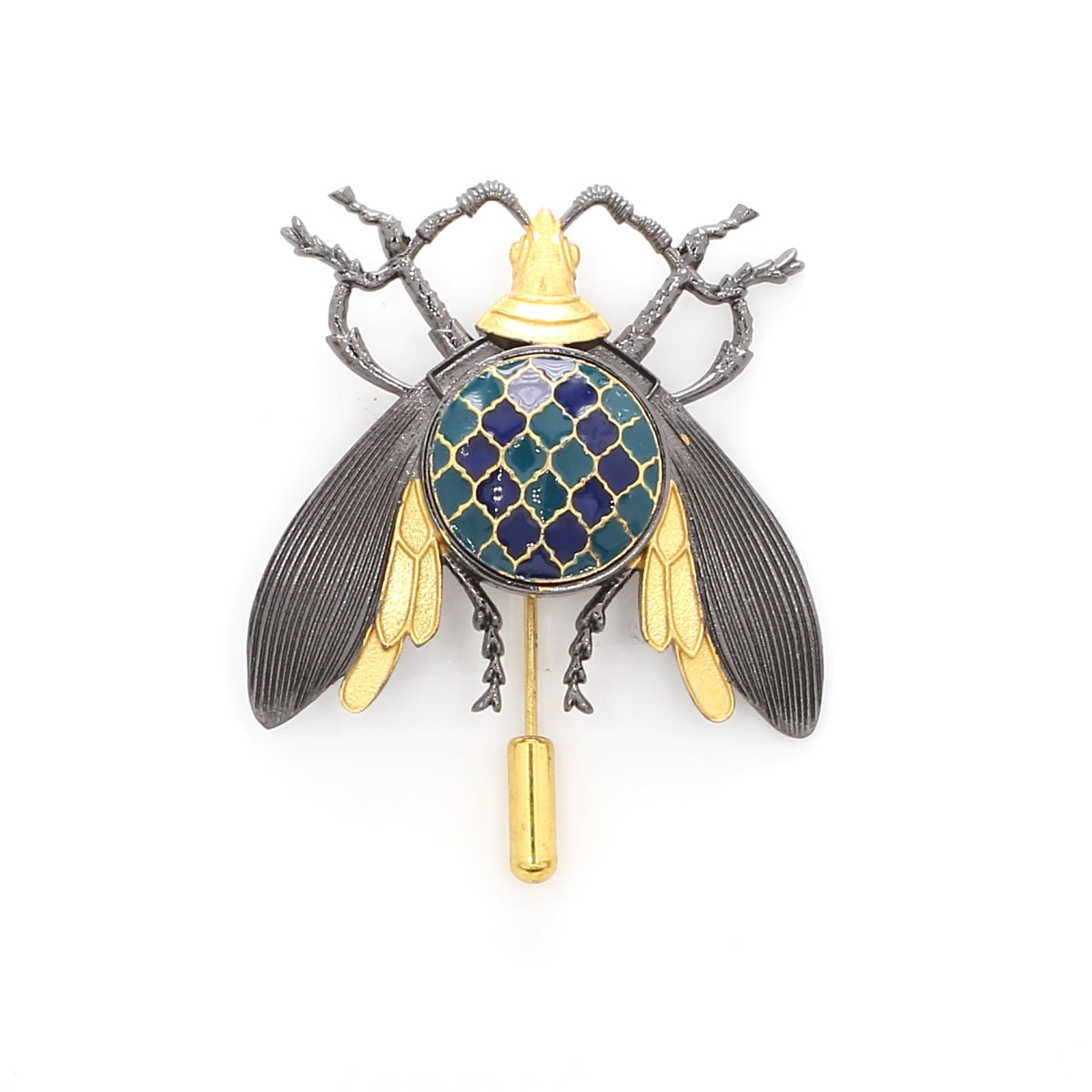 Moroccan Insect Brooch ethically handcrafted enamel handcrafted bug ...