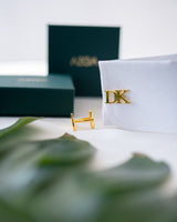 Triple Initial Cufflinks
