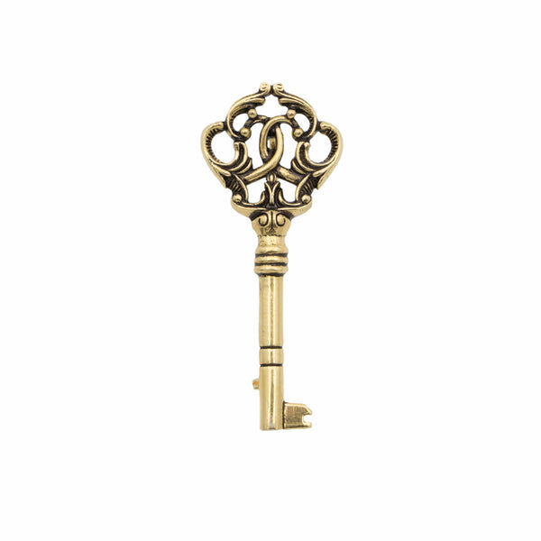 Vintage Key Brooch