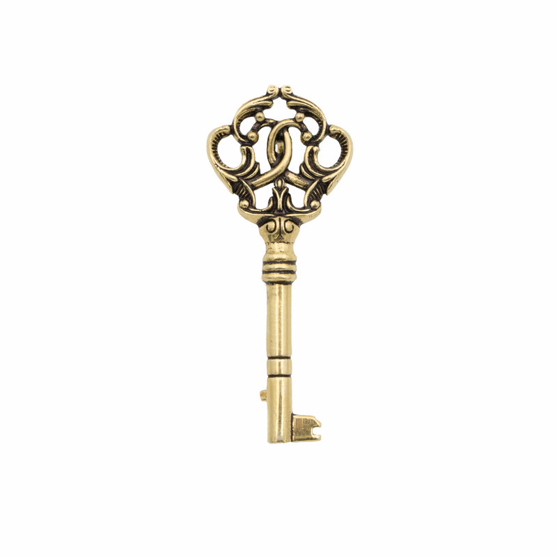 Vintage Key Brooch