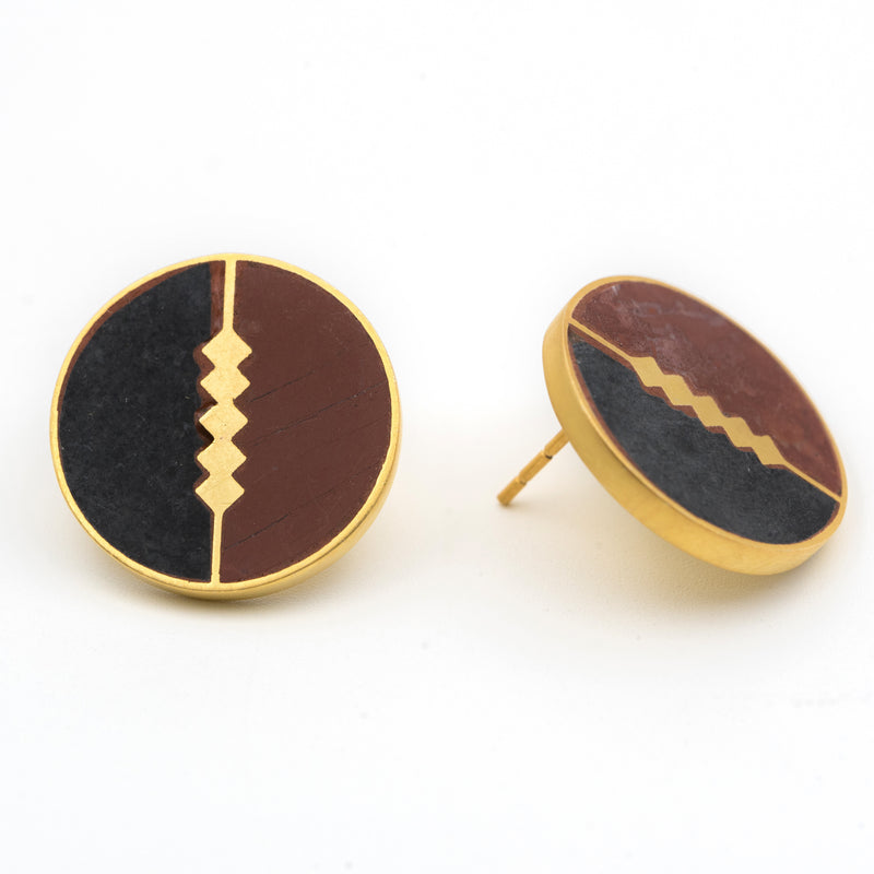 Fretwork Earrings - AZGA